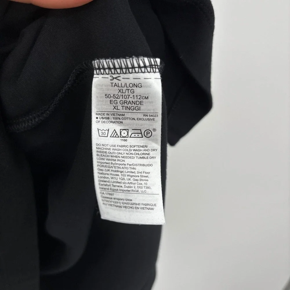 Banana Republic Luxury Touch Performance Polo Shirt Mens XL Tall‎ Black Pocket